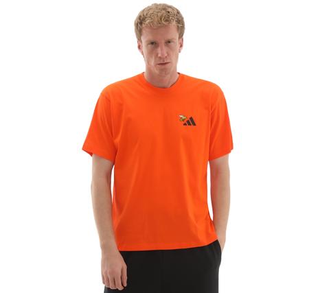adidas U Nature G T Erkek T-Shirt Turuncu adidas U Nature G T Erkek T-Shirt Turuncu