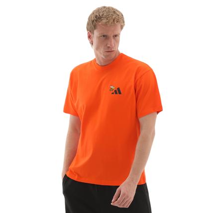 adidas U Nature G T Erkek T-Shirt Turuncu