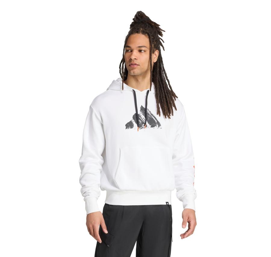 adidas U Snow Hd Erkek Sweatshirt Beyaz adidas U Snow Hd Erkek Sweatshirt Beyaz