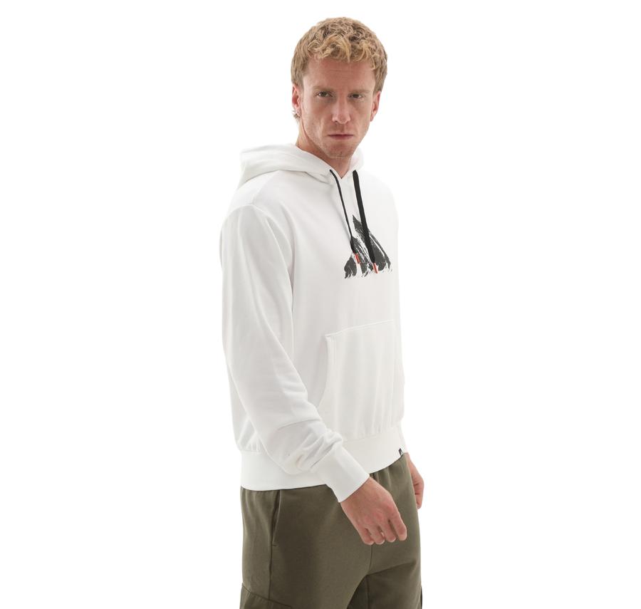 adidas U Snow Hd Erkek Sweatshirt Beyaz adidas U Snow Hd Erkek Sweatshirt Beyaz