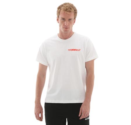 adidas U Snow T Erkek T-Shirt Beyaz adidas U Snow T Erkek T-Shirt Beyaz