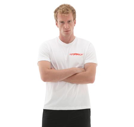 adidas U Snow T Erkek T-Shirt Beyaz adidas U Snow T Erkek T-Shirt Beyaz