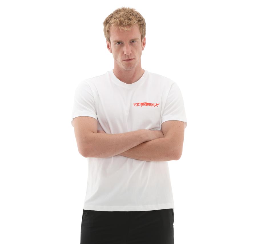 adidas U Snow T Erkek T-Shirt Beyaz adidas U Snow T Erkek T-Shirt Beyaz