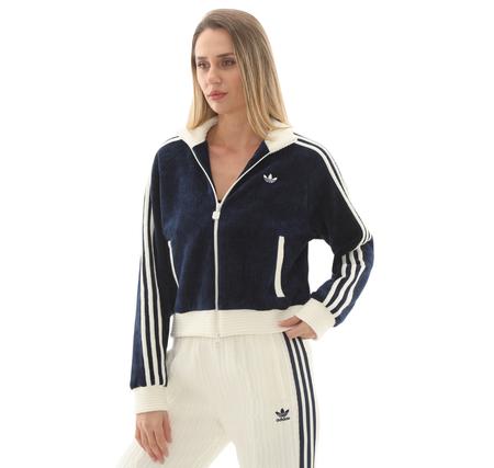 adidas Velour Knıt Tt Kadın Ceket Lacivert