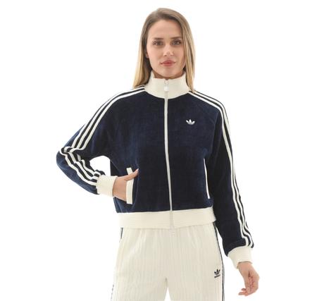 adidas Velour Knıt Tt Kadın Ceket Lacivert