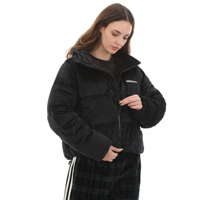 adidas Velvet Down Jkt Kadın Mont Siyah