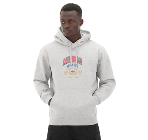 adidas Vrct Hooded 1 Erkek Sweatshirt Gri