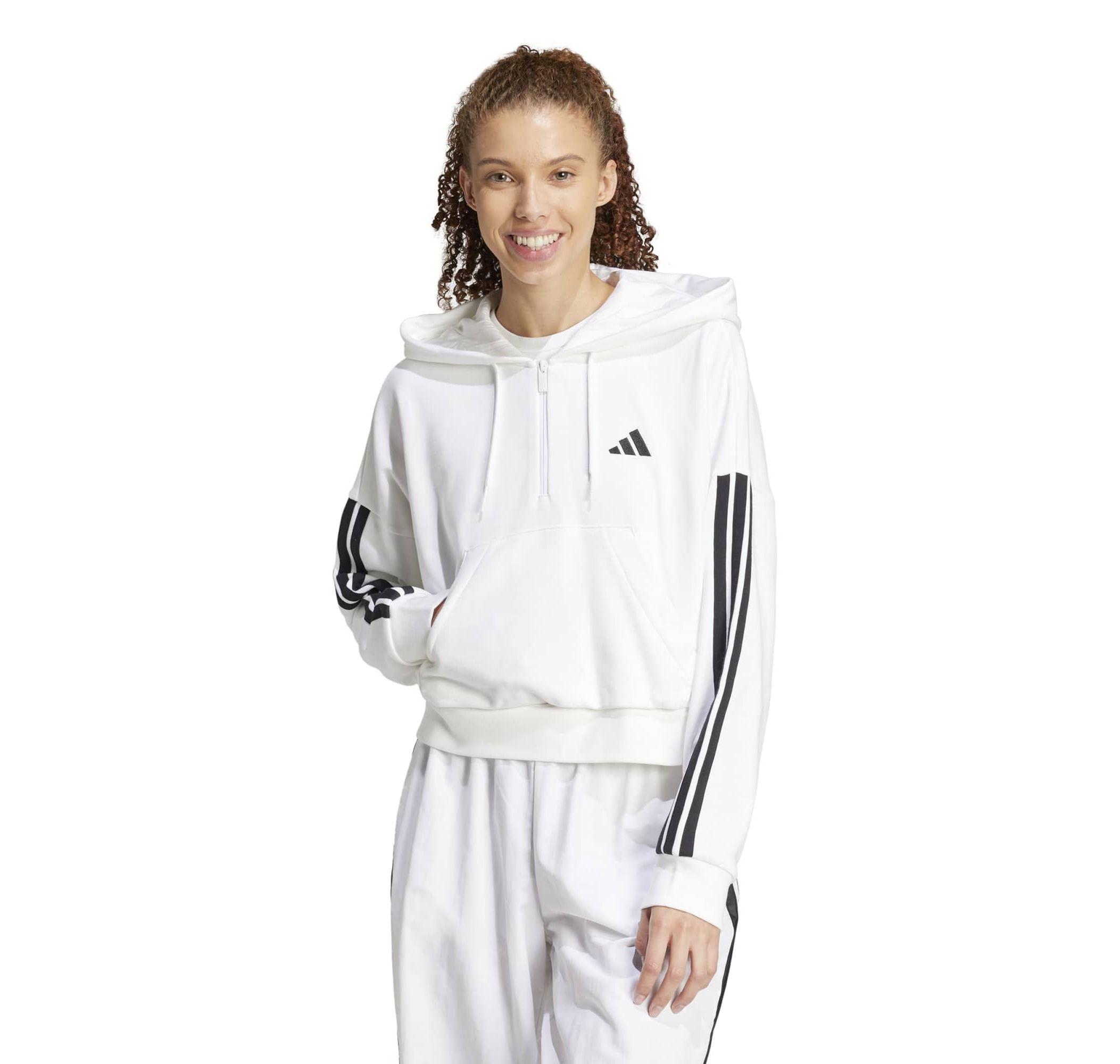 Женский свитшот adidas W 3S Ft Qz Hd