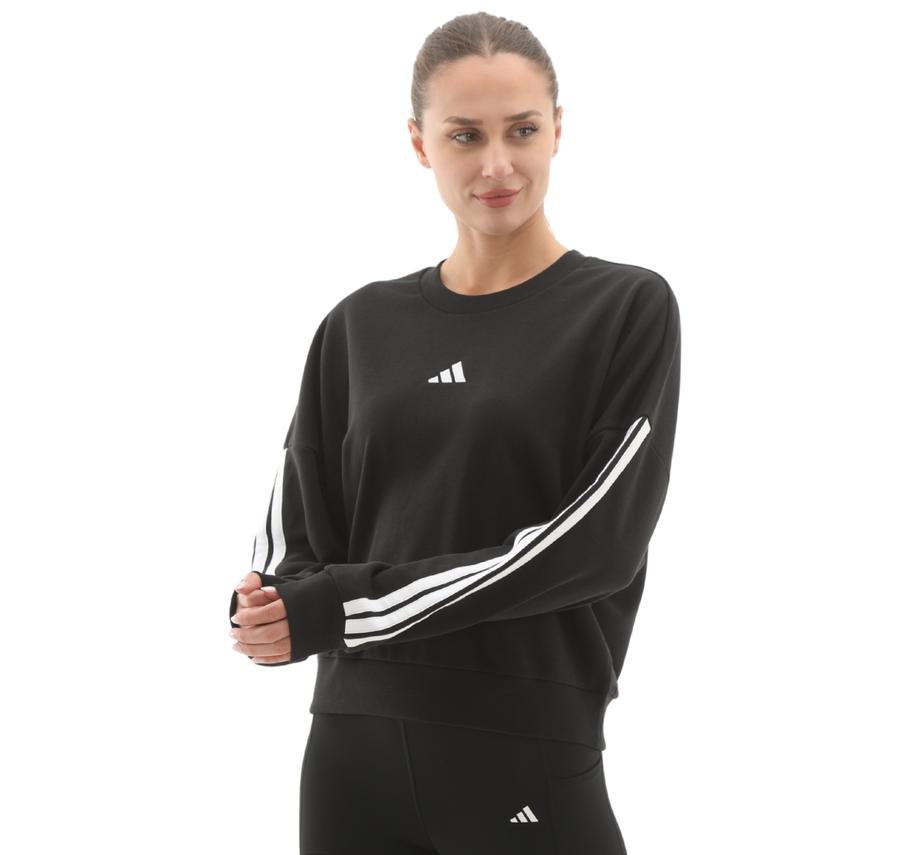 adidas W 3S Ft Swt Kadın Sweatshirt Siyah adidas W 3S Ft Swt Kadın Sweatshirt Siyah