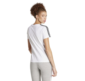 adidas W 3S T Kadın T-Shirt Beyaz 2