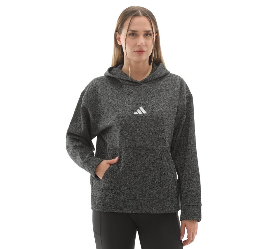 adidas W All Szn Hl Hd Kadın Sweatshirt Antrasit adidas W All Szn Hl Hd Kadın Sweatshirt Antrasit