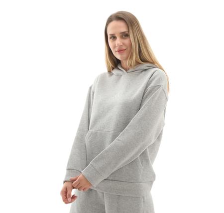 adidas W All Szn Hl Hd Kadın Sweatshirt Gri adidas W All Szn Hl Hd Kadın Sweatshirt Gri