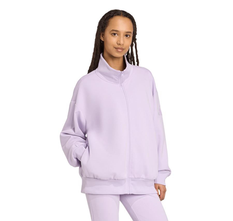 adidas W All Szn Sl Fz Kadın Ceket Mor adidas W All Szn Sl Fz Kadın Ceket Mor