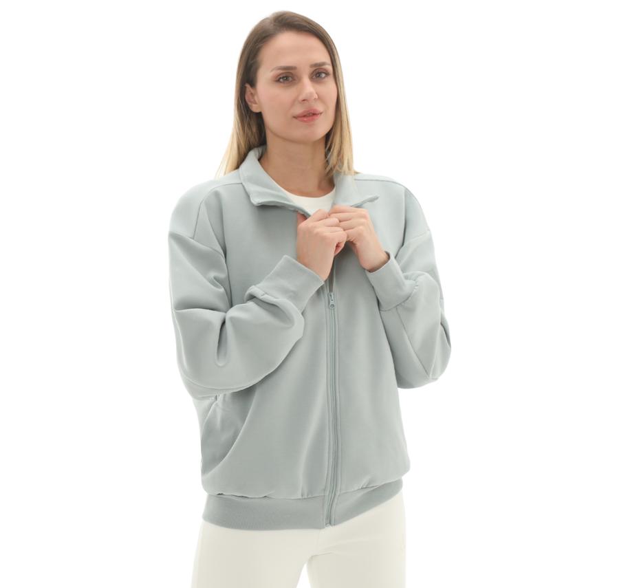 adidas W All Szn Sl Fz Kadın Ceket Açık Mavi adidas W All Szn Sl Fz Kadın Ceket Açık Mavi