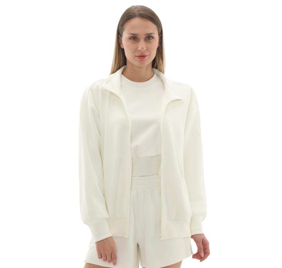 adidas W All Szn Sl Fz Kadın Ceket Beyaz adidas W All Szn Sl Fz Kadın Ceket Beyaz