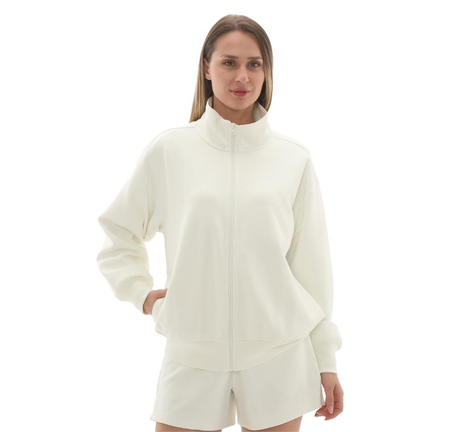 adidas W All Szn Sl Fz Kadın Ceket Beyaz adidas W All Szn Sl Fz Kadın Ceket Beyaz