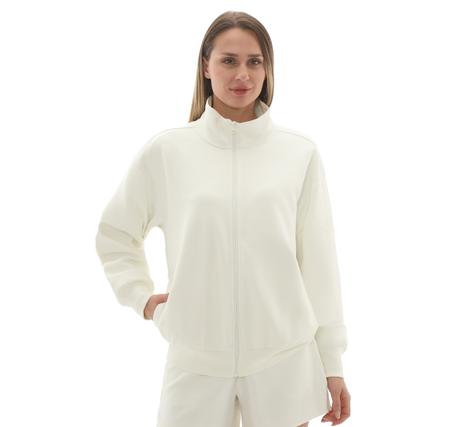 adidas W All Szn Sl Fz Kadın Ceket Beyaz