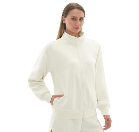 adidas W All Szn Sl Fz Kadın Ceket Beyaz