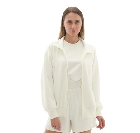 adidas W All Szn Sl Fz Kadın Ceket Beyaz