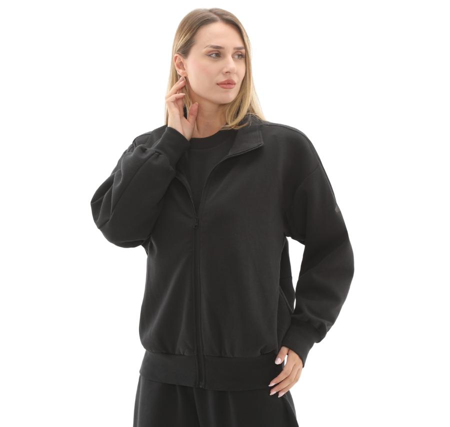 adidas W All Szn Sl Fz Kadın Ceket Siyah adidas W All Szn Sl Fz Kadın Ceket Siyah