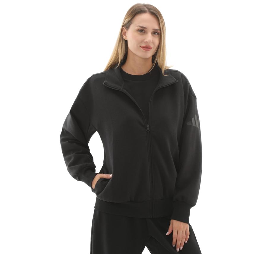 adidas W All Szn Sl Fz Kadın Ceket Siyah adidas W All Szn Sl Fz Kadın Ceket Siyah