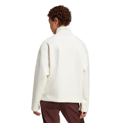 adidas W All Szn Sl Qz Kadın Sweatshirt Beyaz adidas W All Szn Sl Qz Kadın Sweatshirt Beyaz