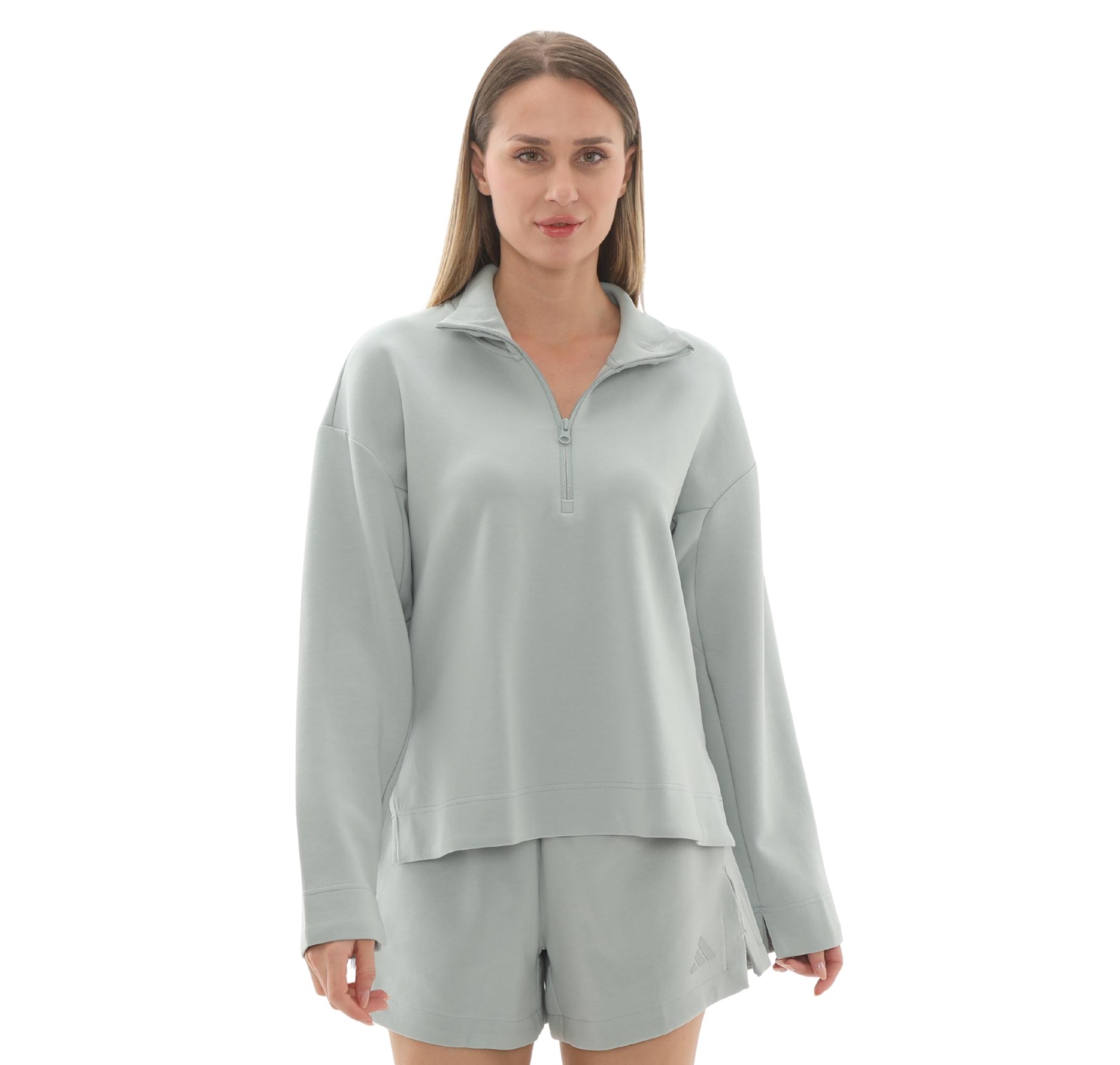 Женский свитшот adidas W All Szn Sl Qz Açik