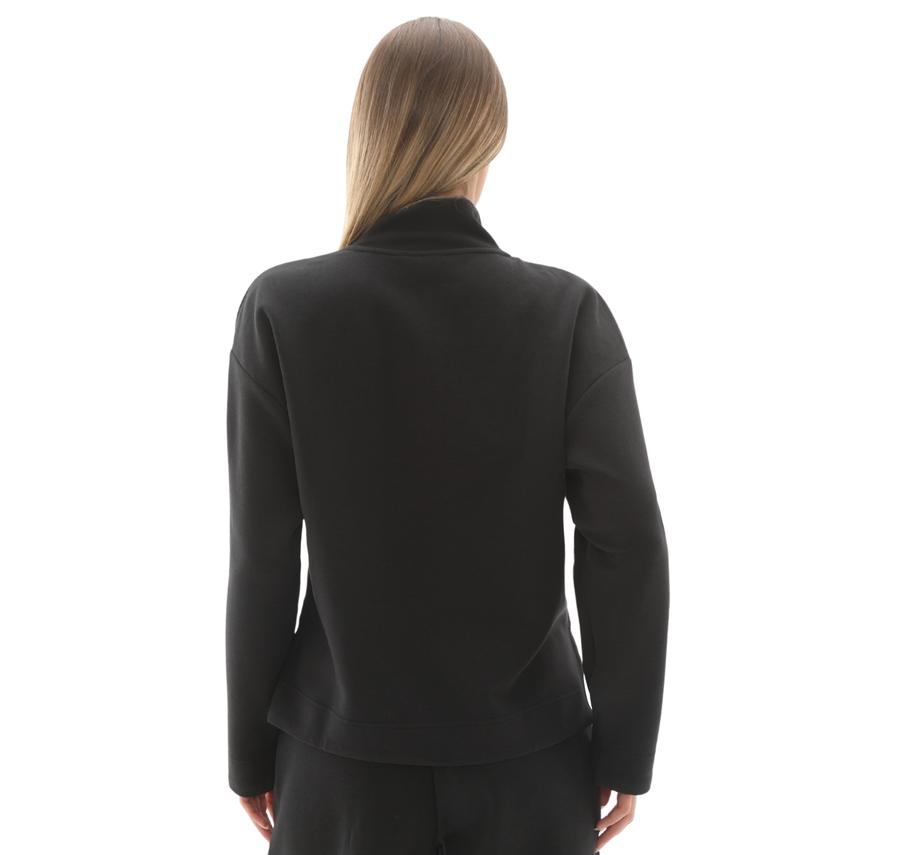 adidas W All Szn Sl Qz Kadın Sweatshirt Siyah adidas W All Szn Sl Qz Kadın Sweatshirt Siyah