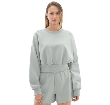 adidas W All Szn Sl Sw Kadın Sweatshirt Açık Mavi adidas W All Szn Sl Sw Kadın Sweatshirt Açık Mavi