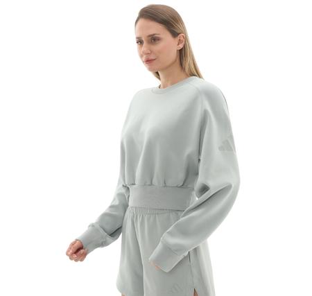 adidas W All Szn Sl Sw Kadın Sweatshirt Açık Mavi adidas W All Szn Sl Sw Kadın Sweatshirt Açık Mavi