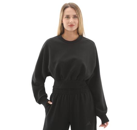 adidas W All Szn Sl Sw Kadın Sweatshirt Siyah adidas W All Szn Sl Sw Kadın Sweatshirt Siyah