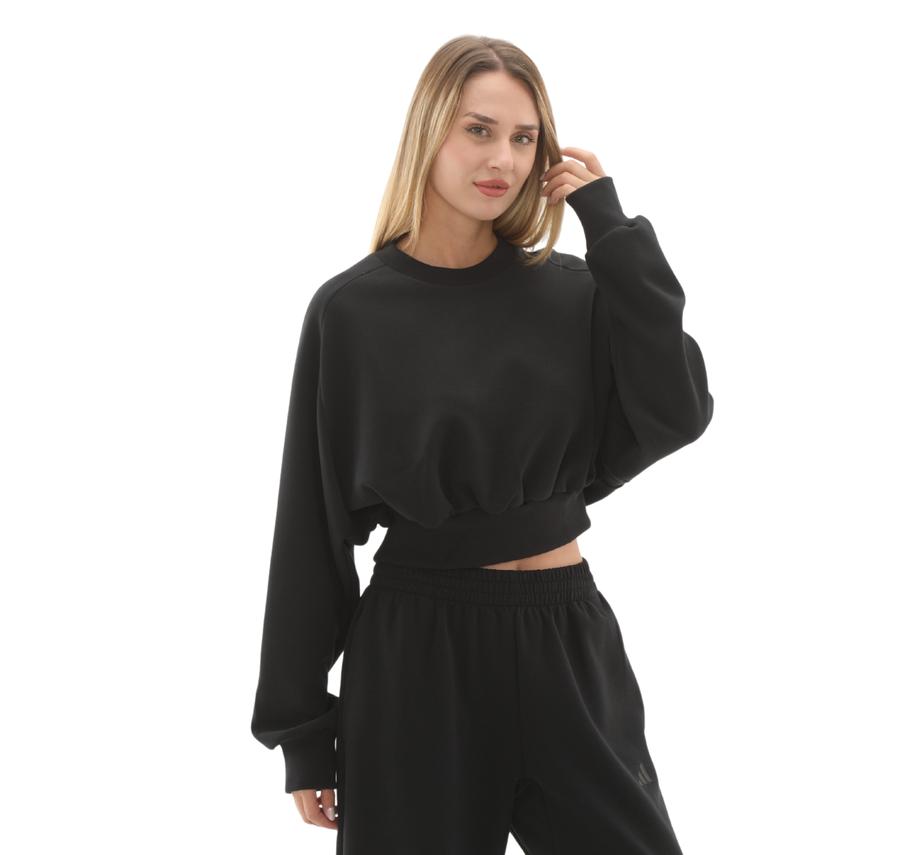 adidas W All Szn Sl Sw Kadın Sweatshirt Siyah adidas W All Szn Sl Sw Kadın Sweatshirt Siyah