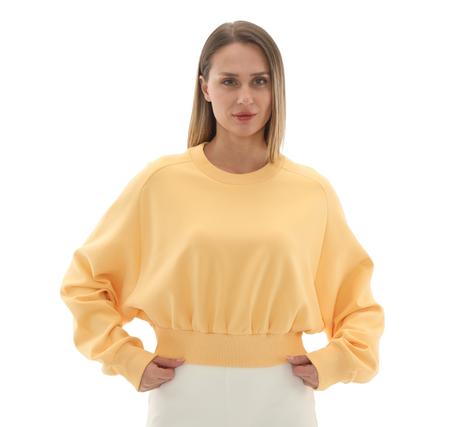 adidas W All Szn Sl Sw Kadın Sweatshirt Turuncu adidas W All Szn Sl Sw Kadın Sweatshirt Turuncu