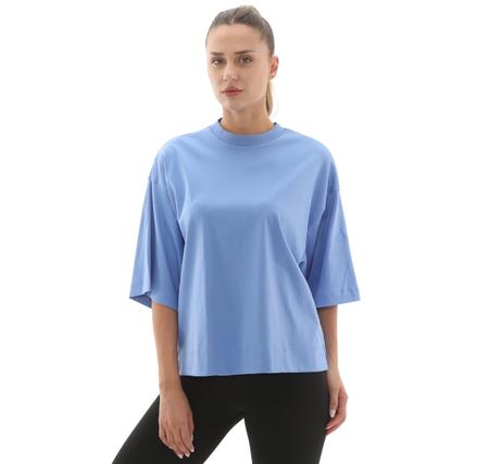 adidas W All Szn Sl T Kadın T-Shirt Mavi adidas W All Szn Sl T Kadın T-Shirt Mavi