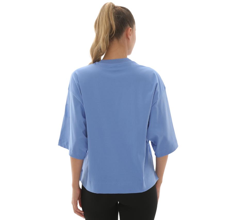 adidas W All Szn Sl T Kadın T-Shirt Mavi adidas W All Szn Sl T Kadın T-Shirt Mavi