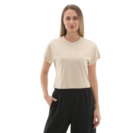 adidas W All Szn Tee Kadın T-Shirt Krem adidas W All Szn Tee Kadın T-Shirt Krem