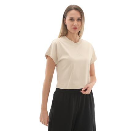 adidas W All Szn Tee Kadın T-Shirt Krem adidas W All Szn Tee Kadın T-Shirt Krem