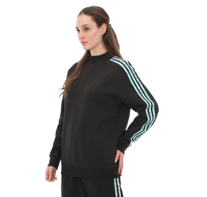 adidas W Anml 3S Swt Kadın Sweatshirt Siyah