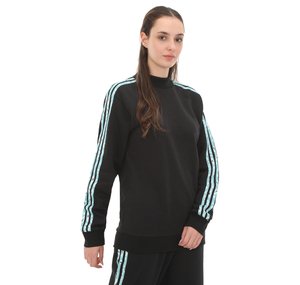 adidas W Anml 3S Swt Kadın Sweatshirt Siyah