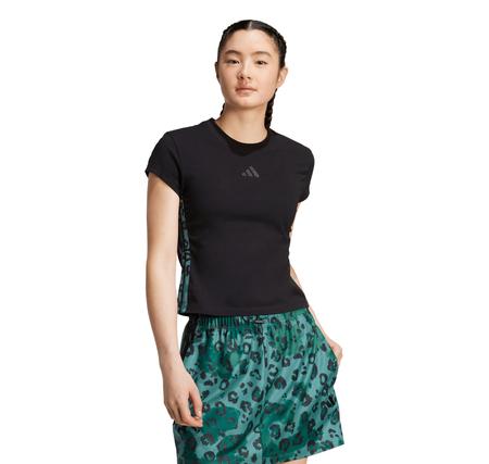adidas W Aop Tee Kadın T-Shirt Siyah