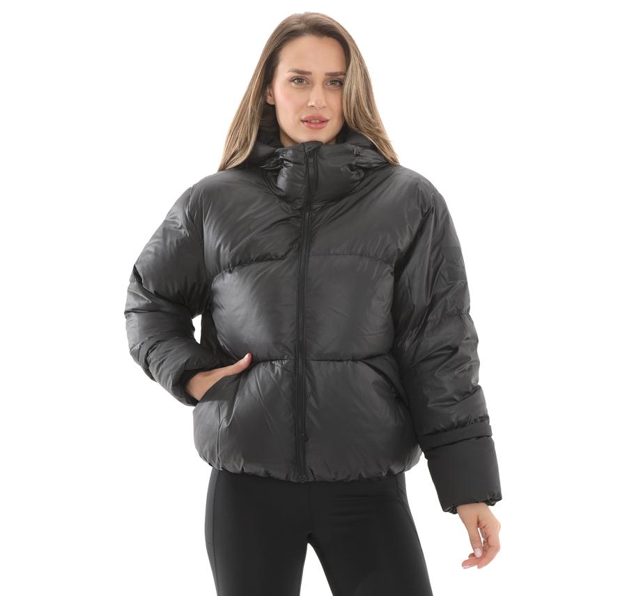 adidas W Bıg Baffle J Kadın Mont Siyah adidas W Bıg Baffle J Kadın Mont Siyah