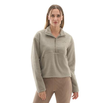 adidas W Ct Fleece Hz Kadın Sweatshirt Yeşil adidas W Ct Fleece Hz Kadın Sweatshirt Yeşil