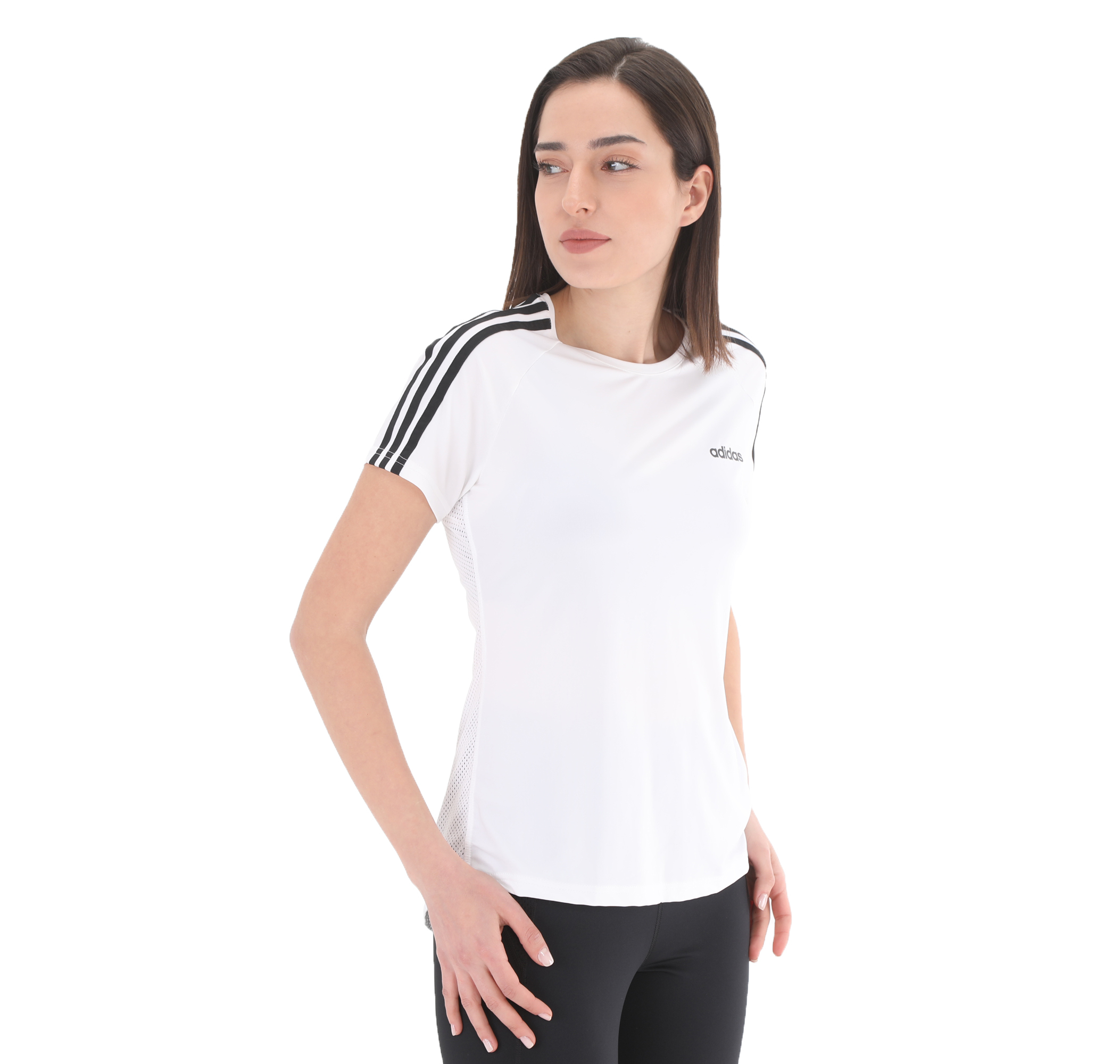 Женская футболка adidas W D2M 3S Tee по цене 2200.0 | Sneaks.kg