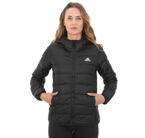 adidas W Ess L D Ho J Kadın Mont Siyah