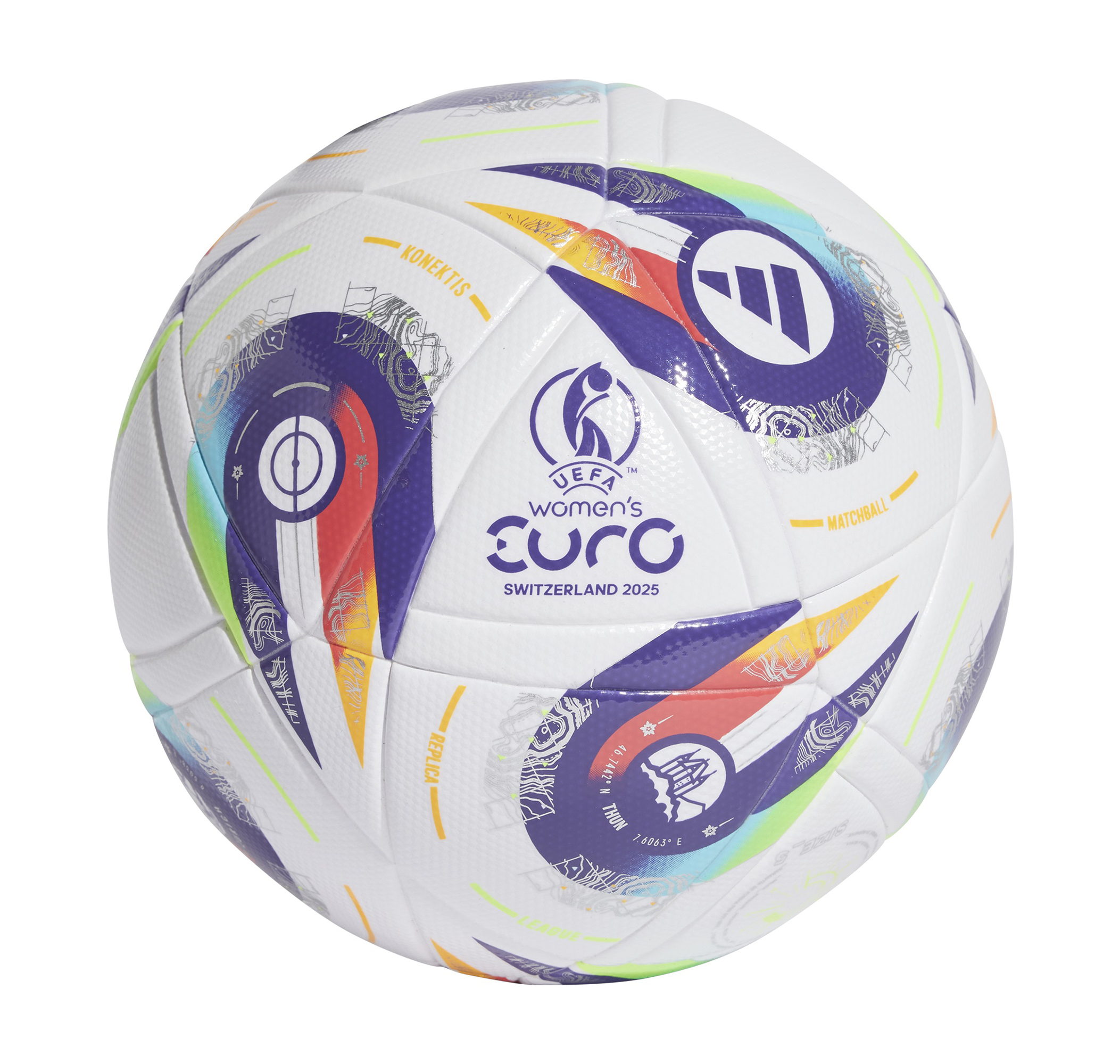 adidas Women&amp;#039;s Konektis Euro25 League Futbol Topu Beyaz -1