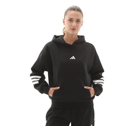adidas W Fı 3S Oh Hd Kadın Sweatshirt Siyah