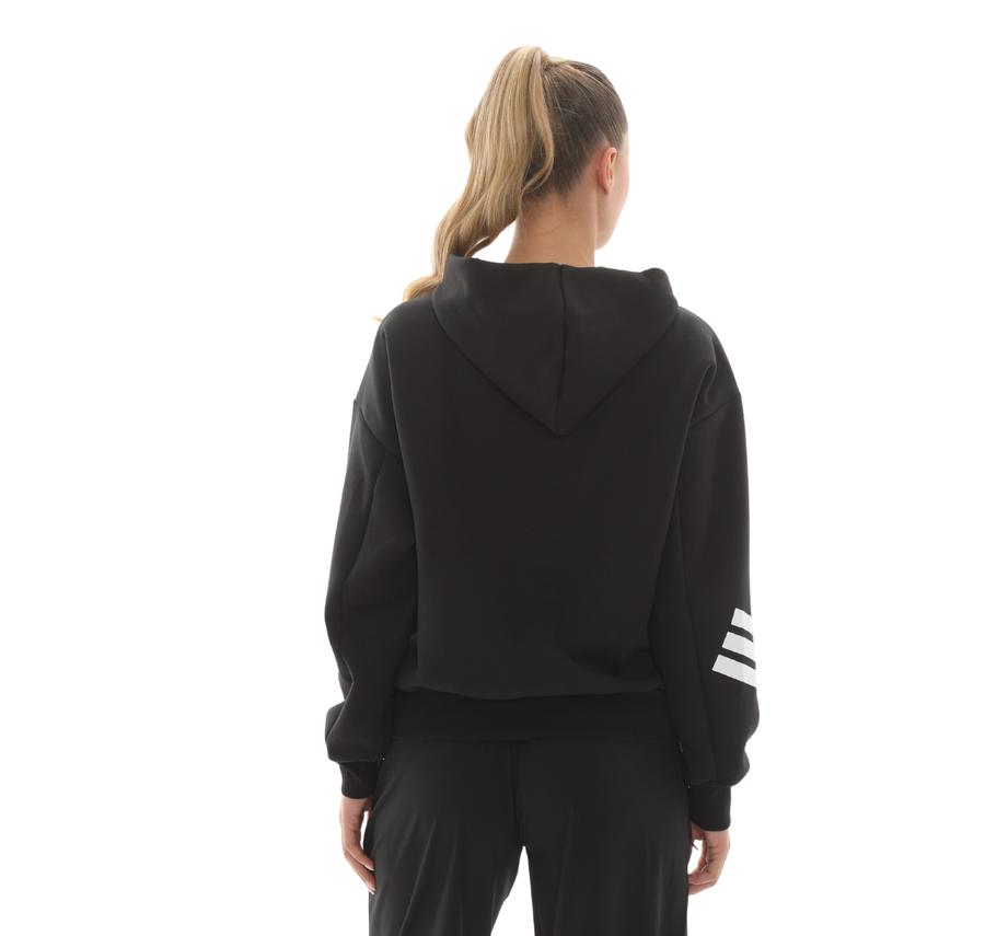 adidas W Fı 3S Oh Hd Kadın Sweatshirt Siyah adidas W Fı 3S Oh Hd Kadın Sweatshirt Siyah