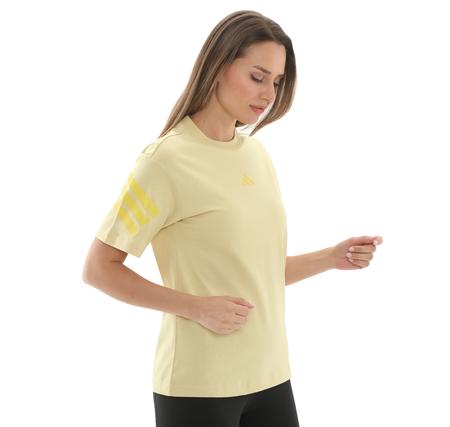 adidas W Fı 3S Tee Kadın T-Shirt Sarı