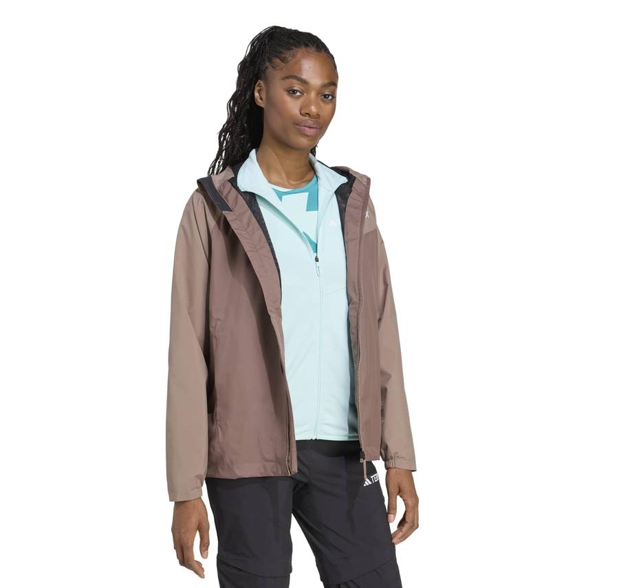 adidas W Mt 2L Raın Jk Kadın Ceket Haki adidas W Mt 2L Raın Jk Kadın Ceket Haki