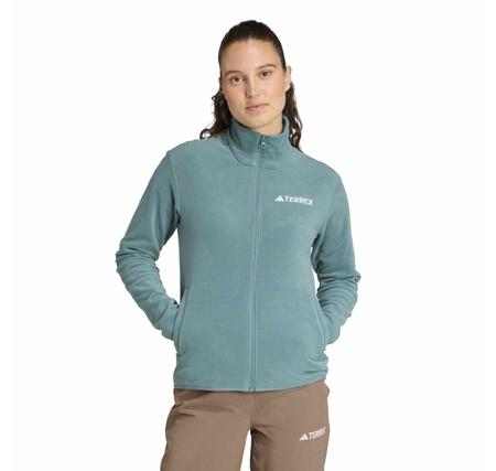 adidas W Mt Ess Fz Fl Kadın Ceket Turkuaz adidas W Mt Ess Fz Fl Kadın Ceket Turkuaz